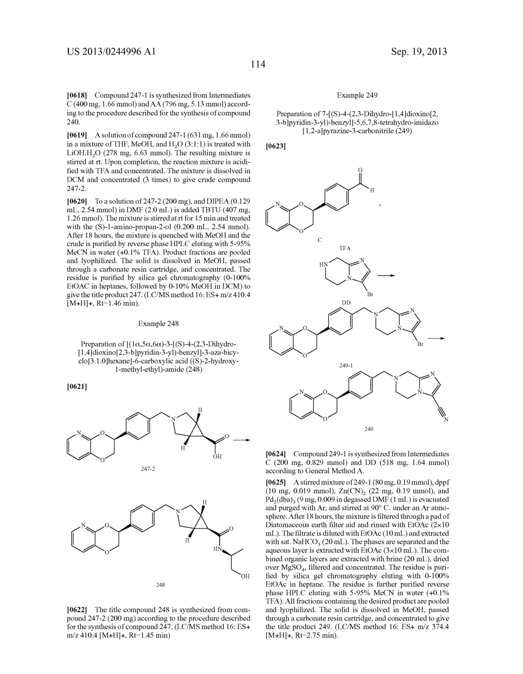BENZODIOXANE INHIBITORS OF LEUKOTRIENE PRODUCTION - diagram, schematic, and image 115