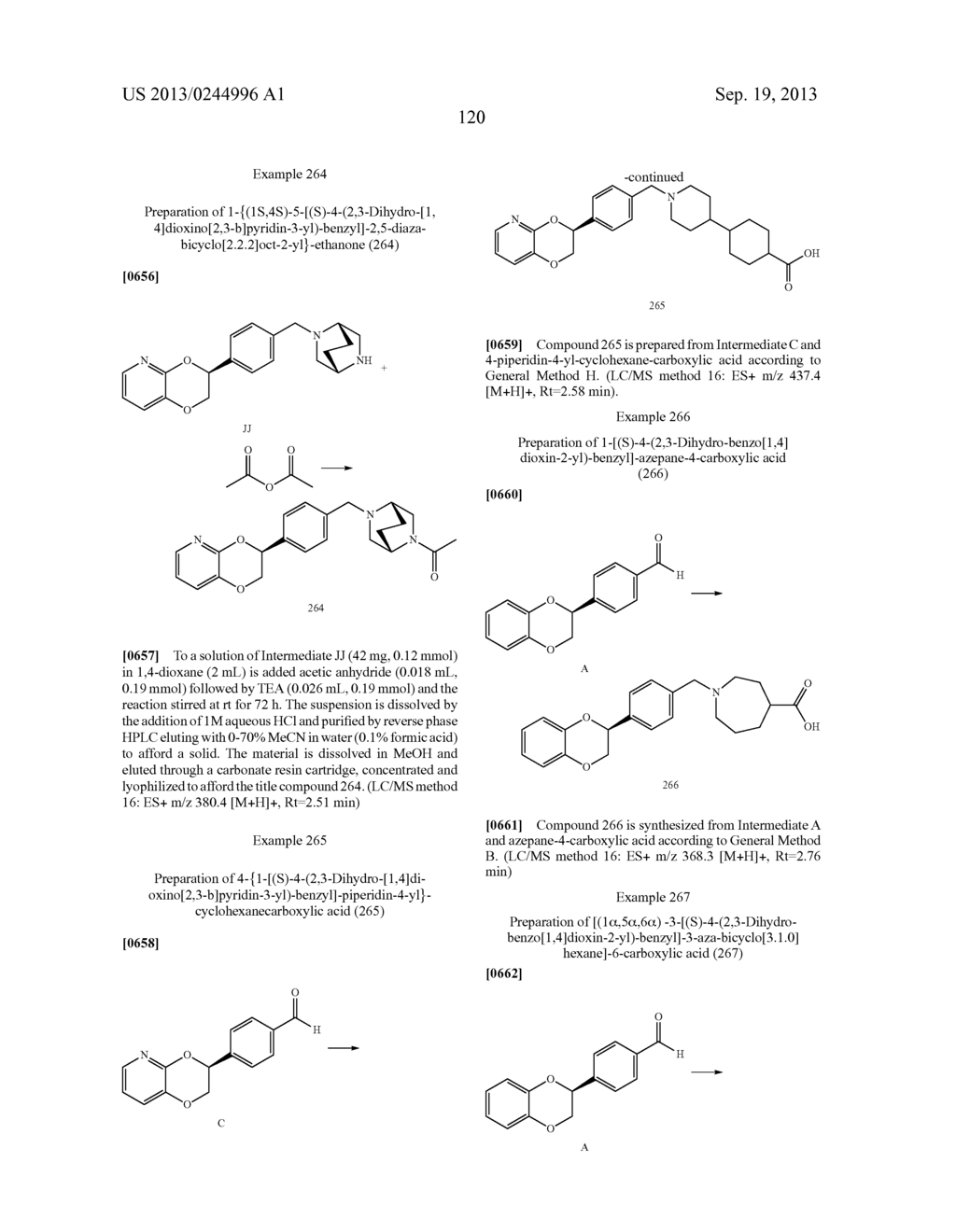 BENZODIOXANE INHIBITORS OF LEUKOTRIENE PRODUCTION - diagram, schematic, and image 121