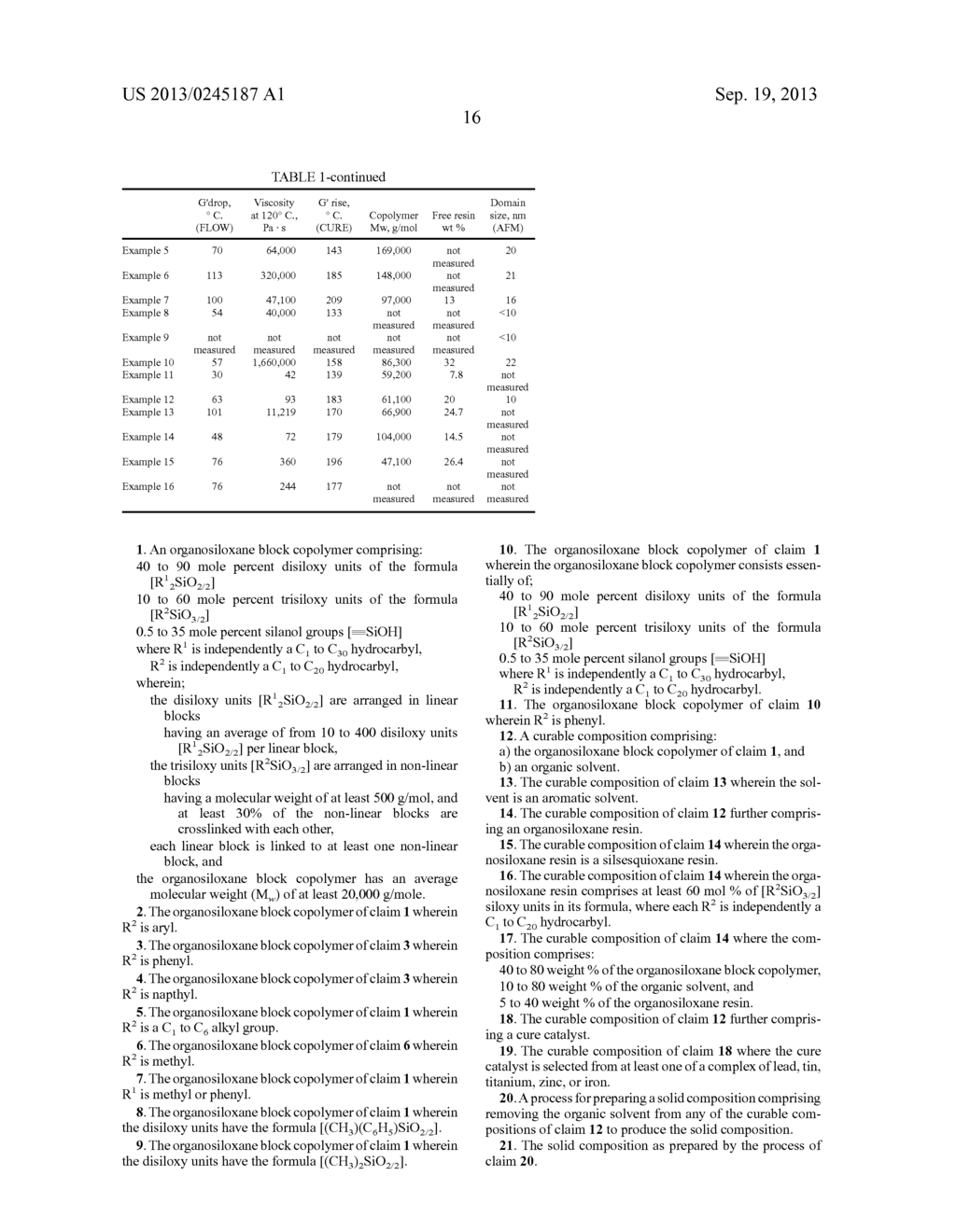 RESIN-LINEAR ORGANOSILOXANE BLOCK COPOLYMERS - diagram, schematic, and image 20