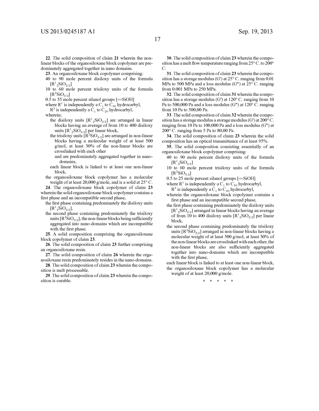 RESIN-LINEAR ORGANOSILOXANE BLOCK COPOLYMERS - diagram, schematic, and image 21