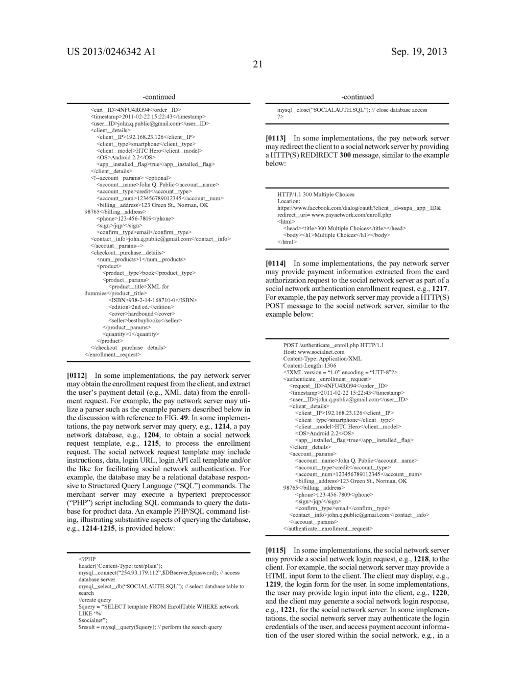 Multi-Source, Multi-Dimensional, Cross-Entity, Multimedia Centralized     Personal Information Database Platform Apparatuses, Methods and Systems - diagram, schematic, and image 103