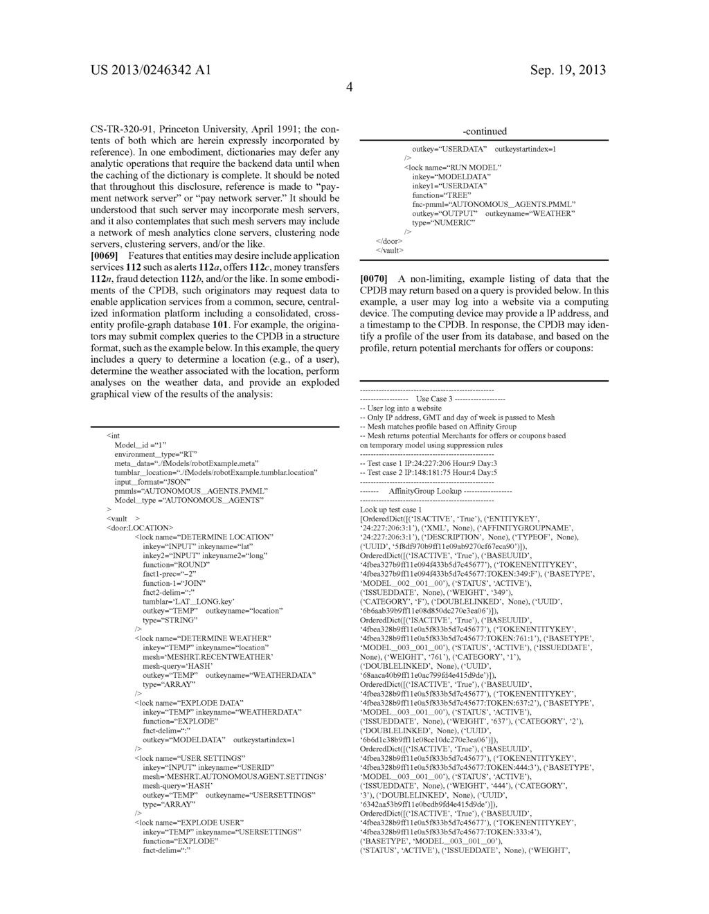 Multi-Source, Multi-Dimensional, Cross-Entity, Multimedia Centralized     Personal Information Database Platform Apparatuses, Methods and Systems - diagram, schematic, and image 86