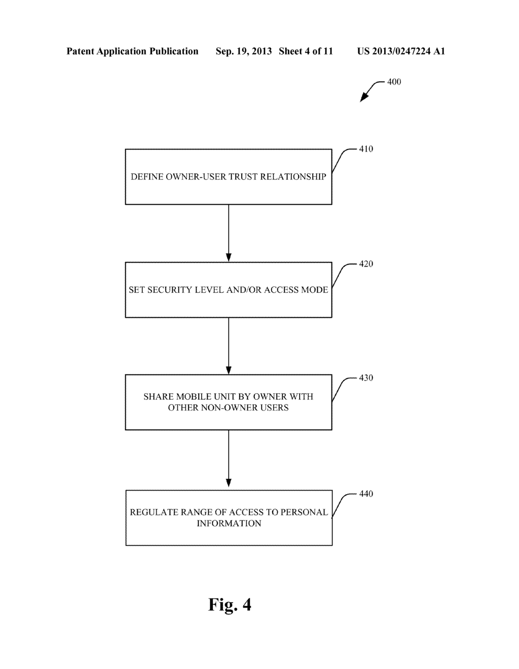 OWNER PRIVACY IN A SHARED MOBILE DEVICE - diagram, schematic, and image 05