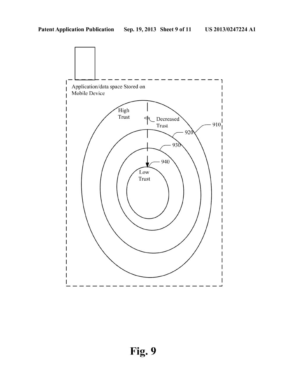 OWNER PRIVACY IN A SHARED MOBILE DEVICE - diagram, schematic, and image 10