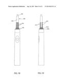 VIBRATING TOOTHBRUSH AND A REPLACEABLE BRUSH HEAD FOR USE WITH THE SAME diagram and image