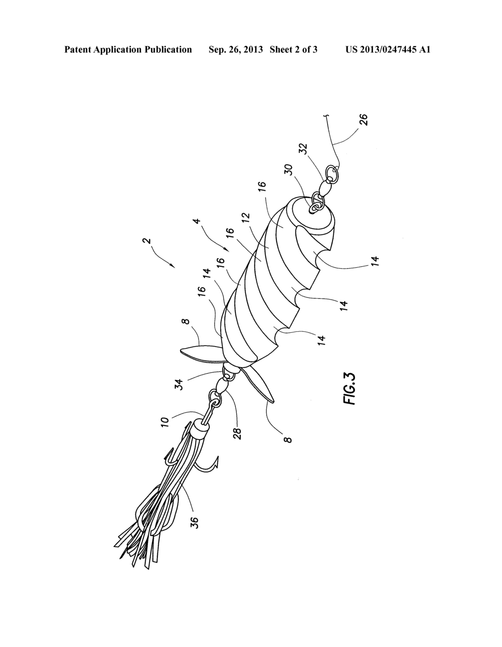 Fishing Lure - diagram, schematic, and image 03