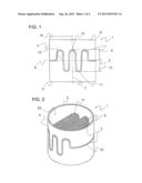 PARTICLE SEPARATOR WITH A METAL LAYER THROUGH WHICH EXHAUST GAS CAN FLOW     AND MOTOR VEHICLE HAVING AT LEAST ONE PARTICLE SEPARATOR diagram and image