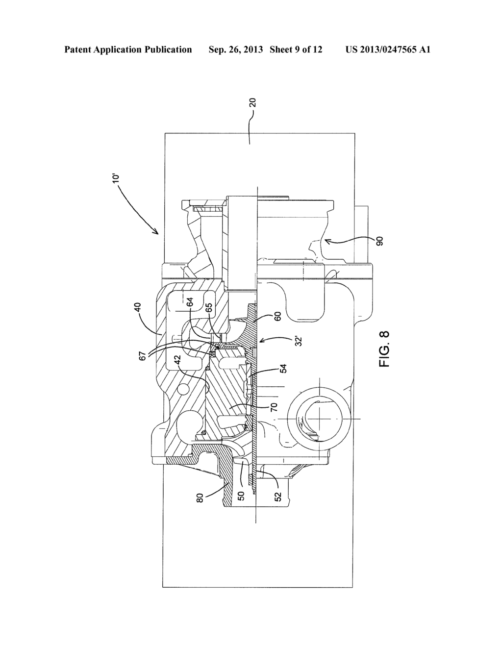 Turbocharger Cartridge, Bypass, and Engine Cylinder Head Assembly - diagram, schematic, and image 10