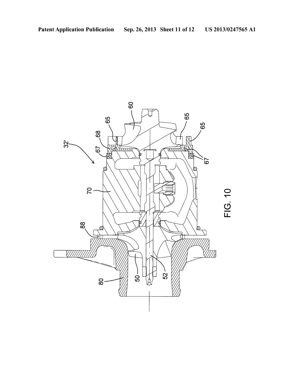 Turbocharger Cartridge, Bypass, and Engine Cylinder Head Assembly - diagram, schematic, and image 12