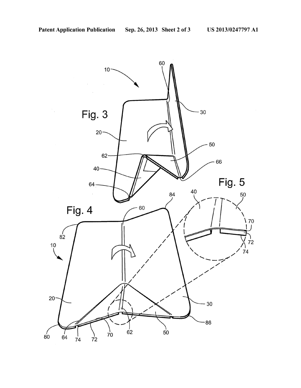 FOLDABLE AIRCRAFT PASSENGER LAP TABLE - diagram, schematic, and image 03