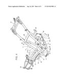 CANISTER ARRANGEMENT STRUCTURE FOR SADDLE-RIDE TYPE VEHICLE diagram and image