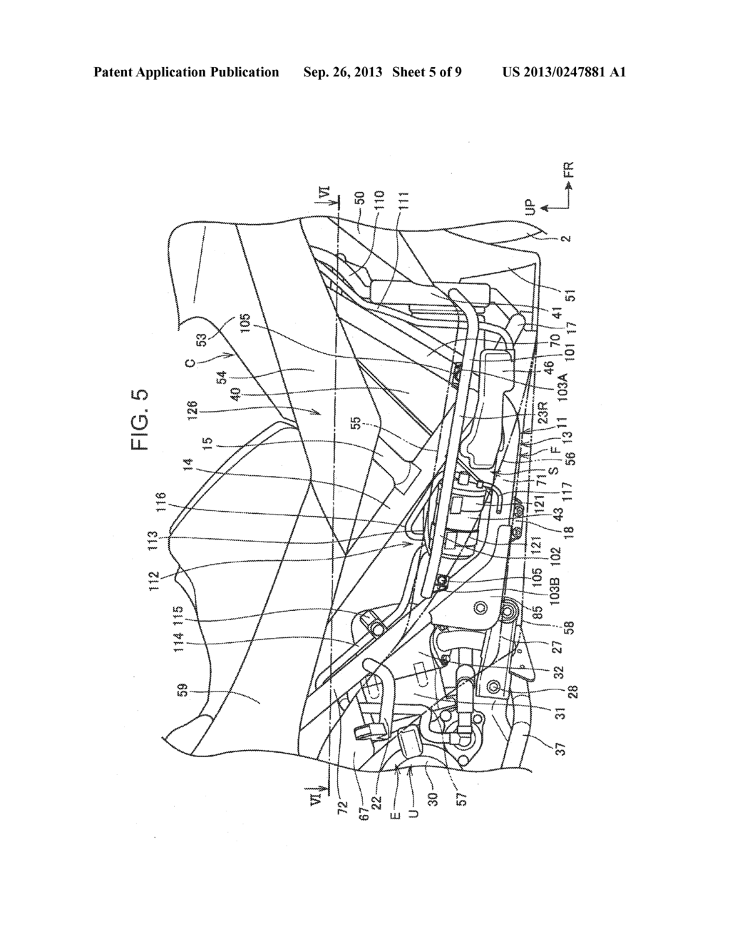 CANISTER ARRANGEMENT STRUCTURE FOR SADDLE-RIDE TYPE VEHICLE - diagram, schematic, and image 06