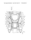 CANISTER ARRANGEMENT STRUCTURE FOR SADDLE-RIDE TYPE VEHICLE diagram and image