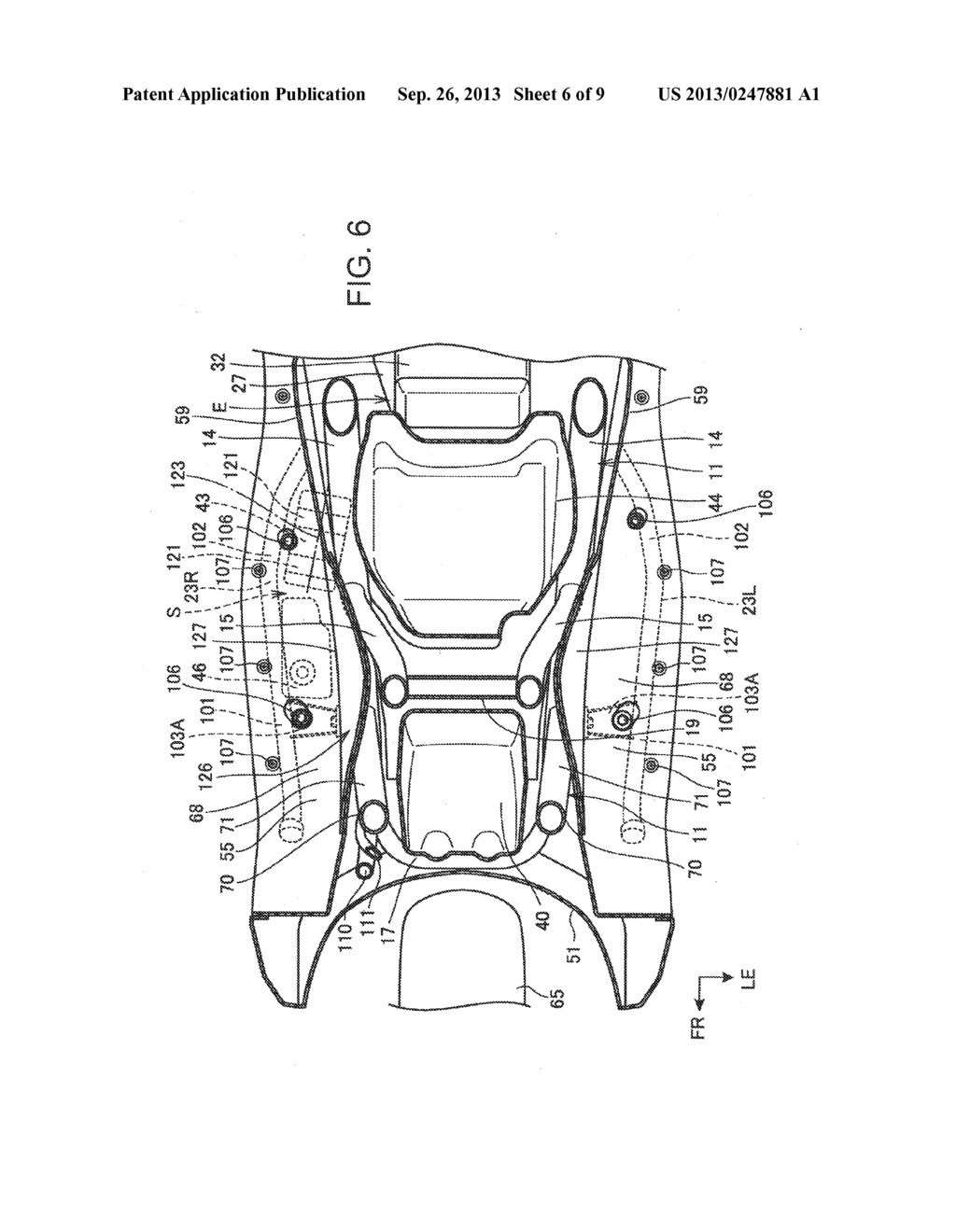 CANISTER ARRANGEMENT STRUCTURE FOR SADDLE-RIDE TYPE VEHICLE - diagram, schematic, and image 07