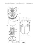 FILTER ASSEMBLY WITH WATER EVACUATION AND METHODS diagram and image