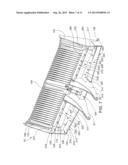 Blade assembly with liquid reservoir diagram and image