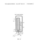 SELF-SENSING DISPENSING DEVICE FOR A CLEANING SOLUTION OR FABRIC SOFTENER diagram and image