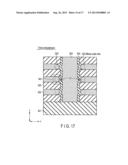 SEMICONDUCTOR MEMORY DEVICE WITH RESISTANCE CHANGE FILM AND METHOD OF     MANUFACTURING THE SAME diagram and image