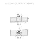 MEMORY ELEMENTS USING SELF-ALIGNED PHASE CHANGE MATERIAL LAYERS AND     METHODS OF MANUFACTURING SAME diagram and image