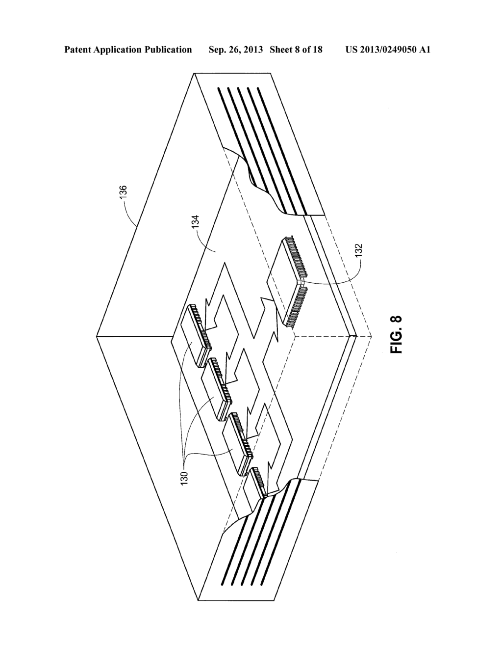 INTEGRATED CIRCUIT DEVICES AND METHODS OF FORMING MEMORY ARRAY AND     PERIPHERAL CIRCUITRY ISOLATION - diagram, schematic, and image 09