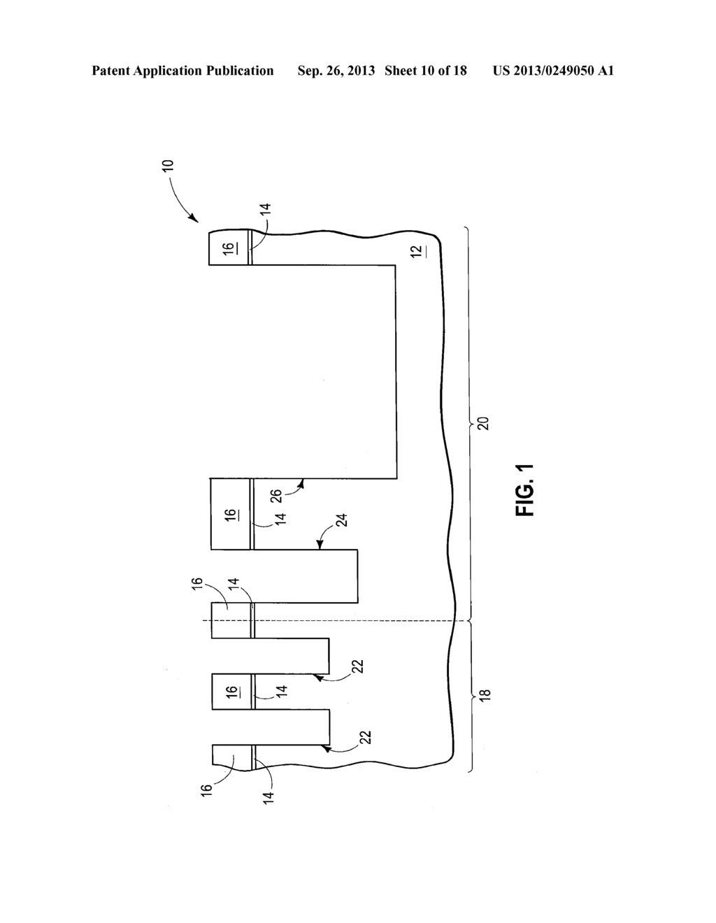 INTEGRATED CIRCUIT DEVICES AND METHODS OF FORMING MEMORY ARRAY AND     PERIPHERAL CIRCUITRY ISOLATION - diagram, schematic, and image 11