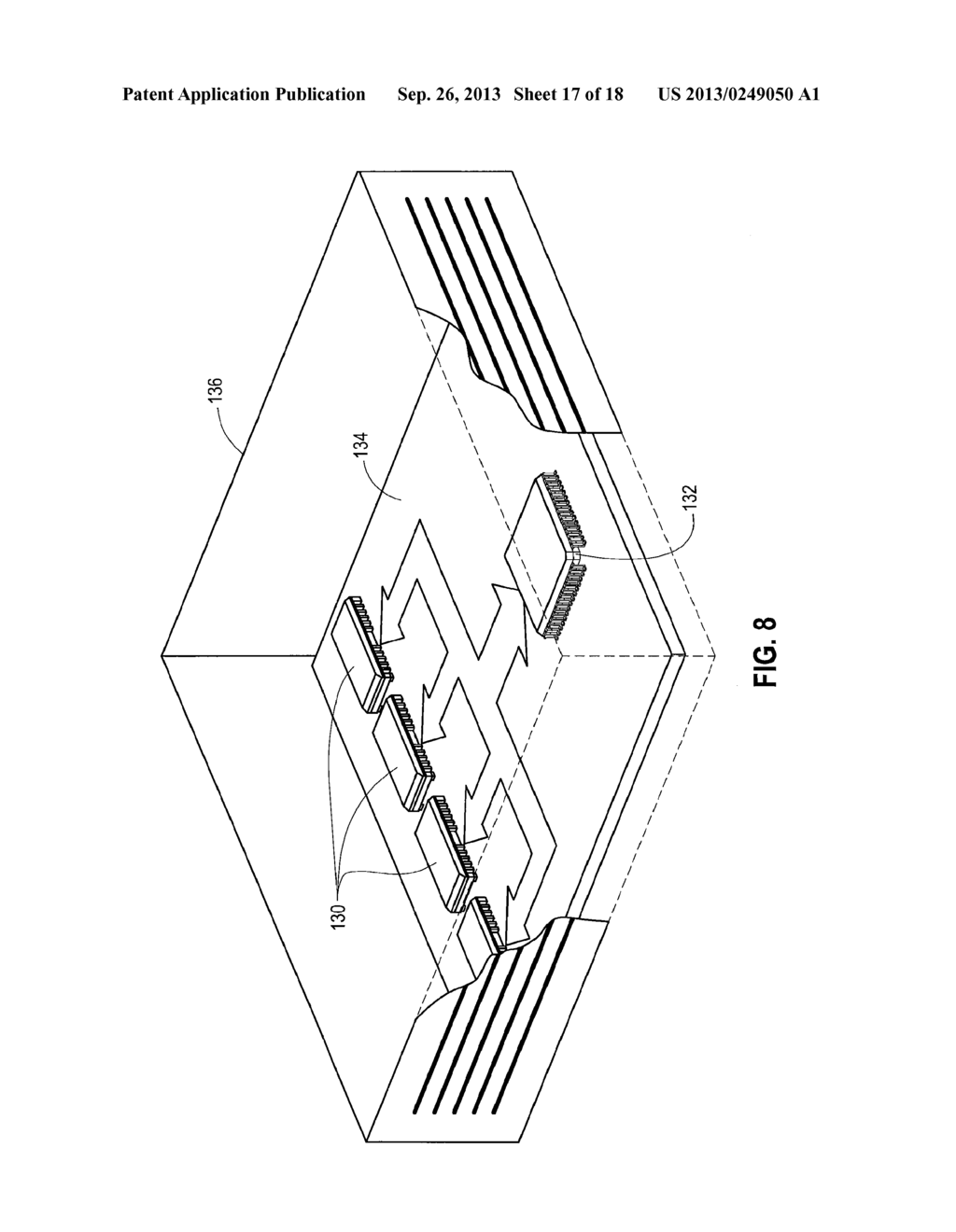 INTEGRATED CIRCUIT DEVICES AND METHODS OF FORMING MEMORY ARRAY AND     PERIPHERAL CIRCUITRY ISOLATION - diagram, schematic, and image 18