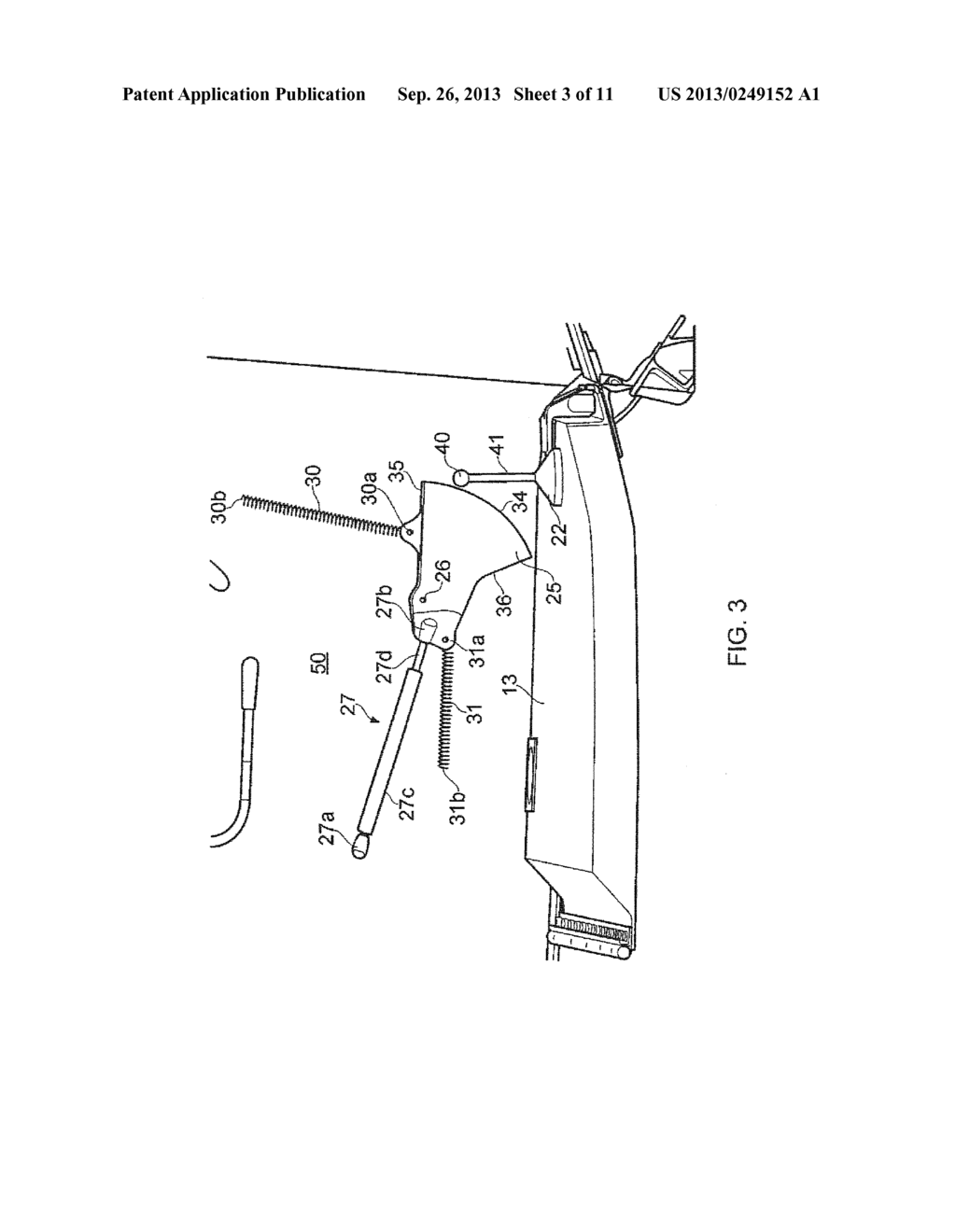 LANDING GEAR DOOR DAMPING MECHANISM FOR AIRCRAFT - diagram, schematic, and image 04