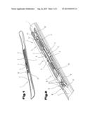 SKI WITH A CONNECTING DEVICE FOR A SKI BINDING diagram and image