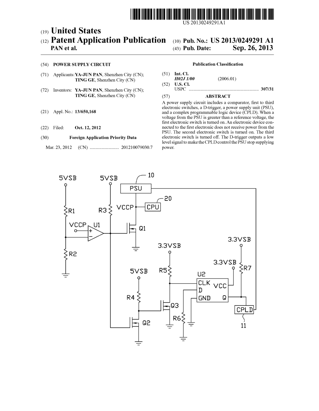 POWER SUPPLY CIRCUIT - diagram, schematic, and image 01