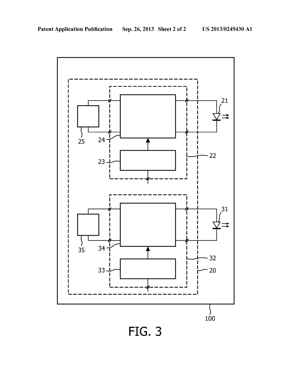 ADAPTABLE DRIVER CIRCUIT FOR DRIVING A LIGHT CIRCUIT - diagram, schematic, and image 03