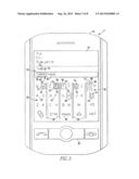 HANDHELD ELECTRONIC DEVICE PROVIDING CONFIRMATION OF INPUT, AND ASSOCIATED     METHOD diagram and image