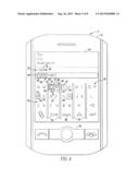 HANDHELD ELECTRONIC DEVICE PROVIDING CONFIRMATION OF INPUT, AND ASSOCIATED     METHOD diagram and image