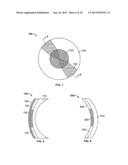 ELECTRO-ACTIVE OPTHALMIC LENS HAVING AN OPTICAL POWER BLENDING REGION diagram and image