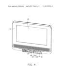 ELECTRONIC DEVICE WITH CABLE SECURING MECHANISM diagram and image