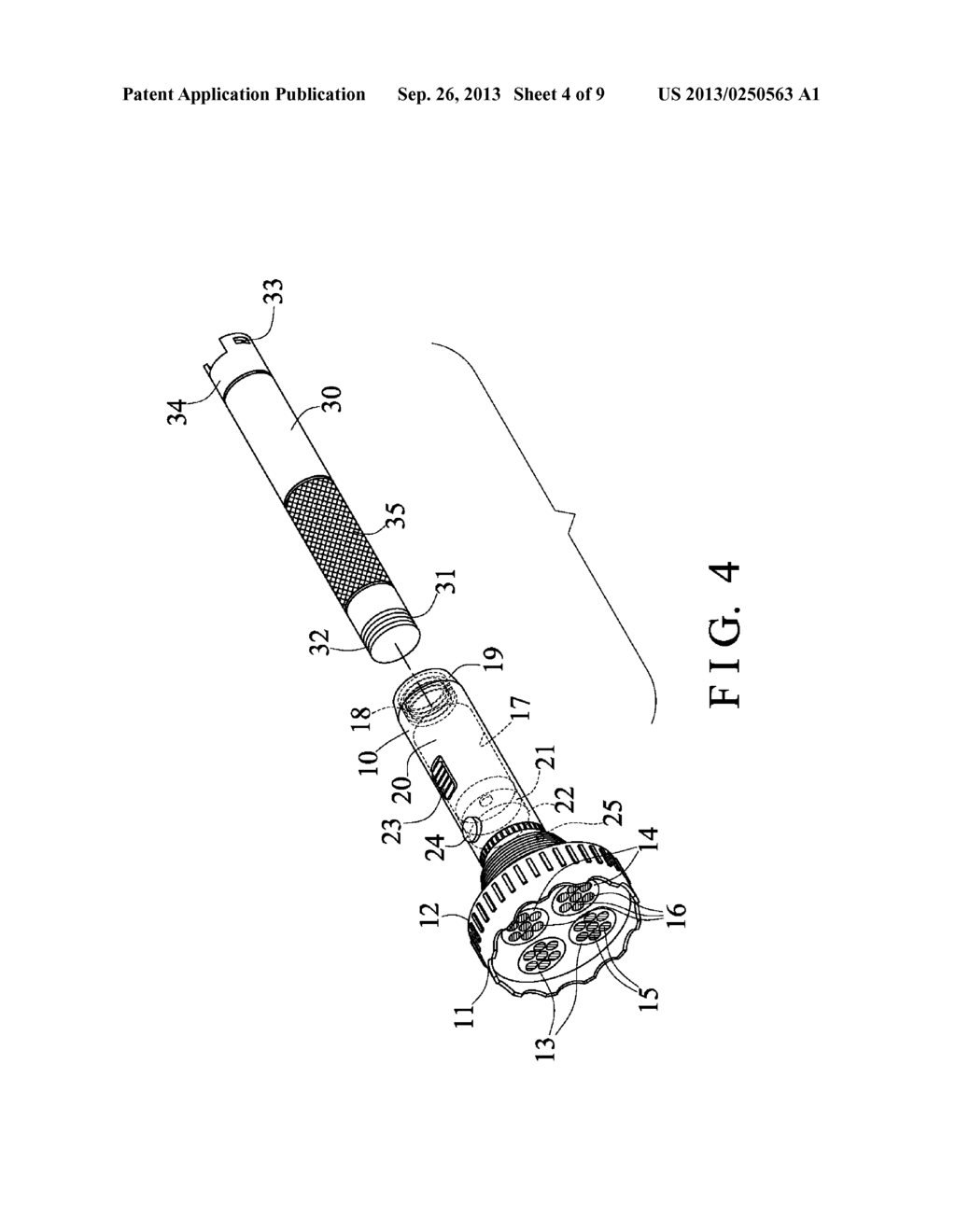 FLASHLIGHT HAVING GUARDING DEVICE - diagram, schematic, and image 05