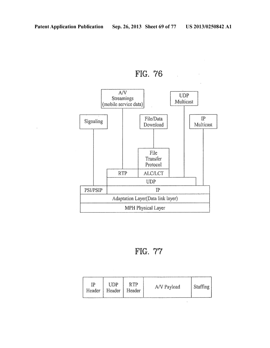 DIGITAL BROADCASTING SYSTEM AND DATA PROCESSING METHOD - diagram, schematic, and image 70