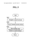 METHOD OF DISPLAYING RECORDED MATERIAL AND DISPLAY DEVICE USING THE SAME diagram and image