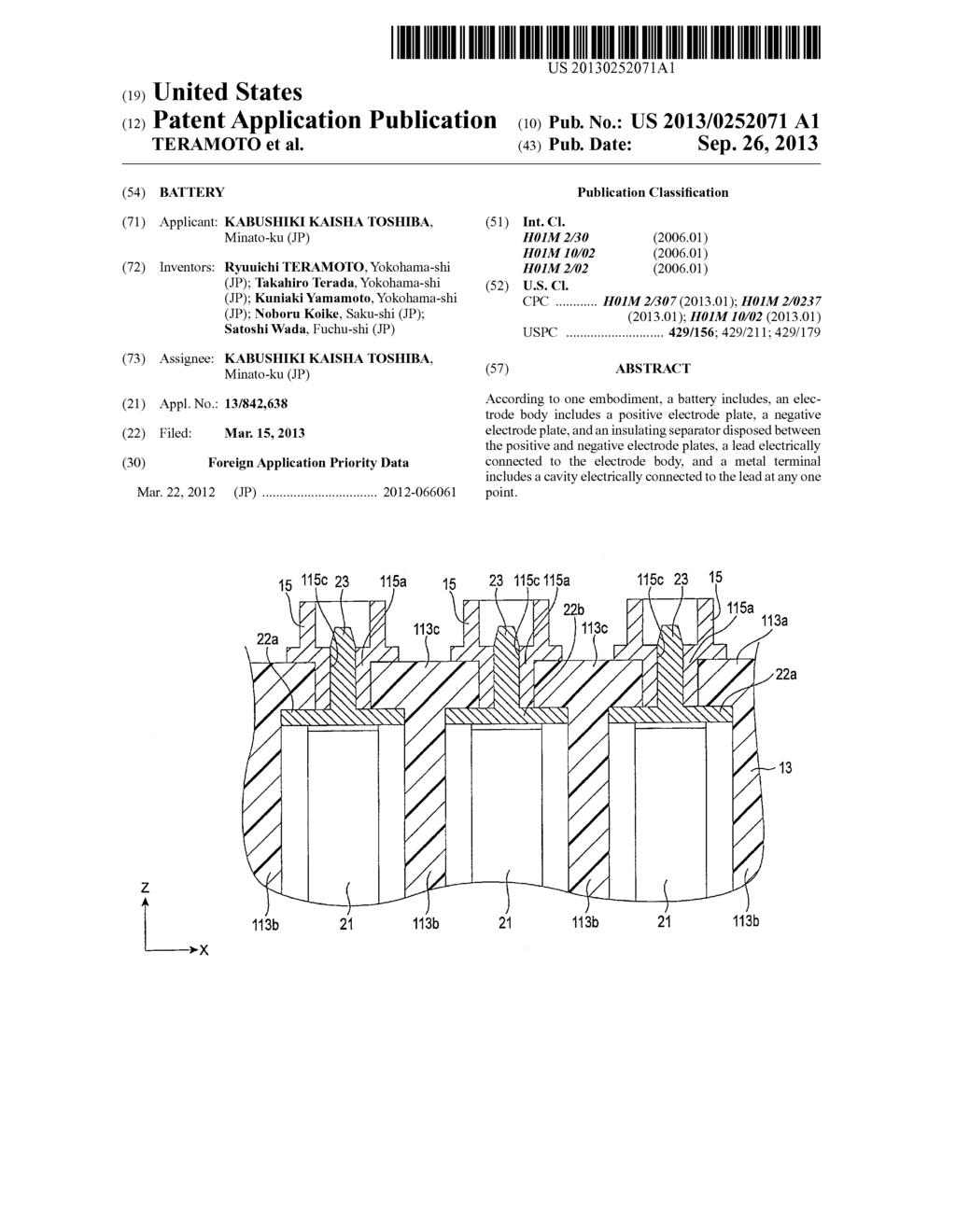 BATTERY - diagram, schematic, and image 01