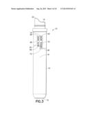 Specimen Collection Container Having a Transitional Fill-Volume Indicator     Indicating Extraction Method diagram and image