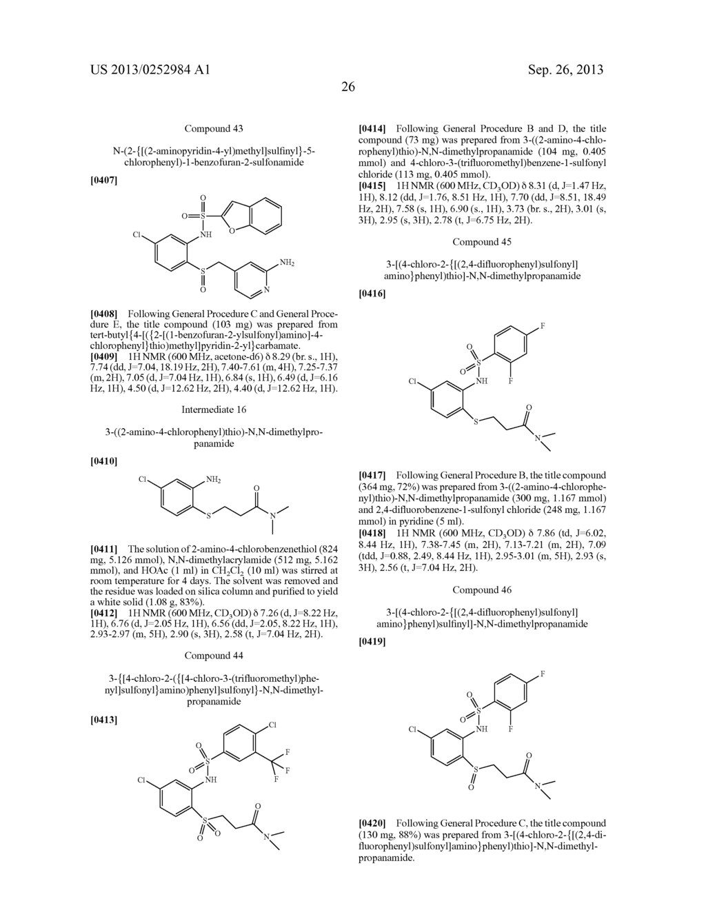 SULFUR DERIVATIVES AS CHEMOKINE RECEPTOR MODULATORS - diagram, schematic, and image 27