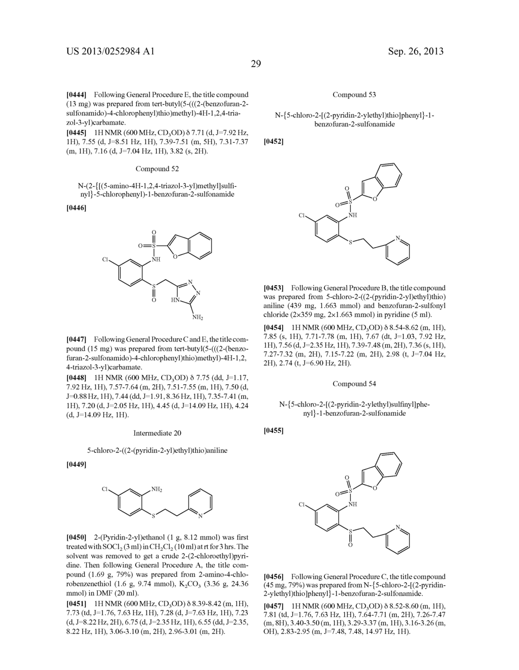 SULFUR DERIVATIVES AS CHEMOKINE RECEPTOR MODULATORS - diagram, schematic, and image 30