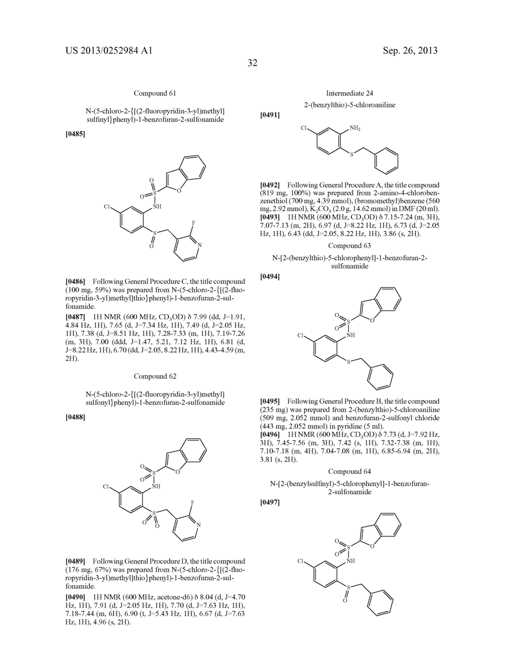 SULFUR DERIVATIVES AS CHEMOKINE RECEPTOR MODULATORS - diagram, schematic, and image 33