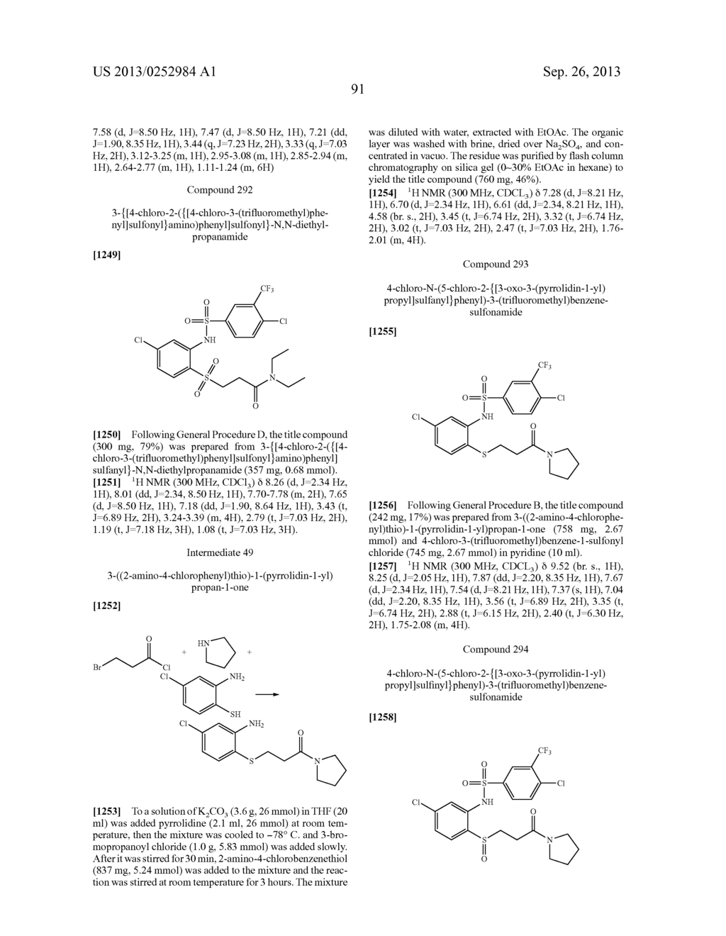 SULFUR DERIVATIVES AS CHEMOKINE RECEPTOR MODULATORS - diagram, schematic, and image 92