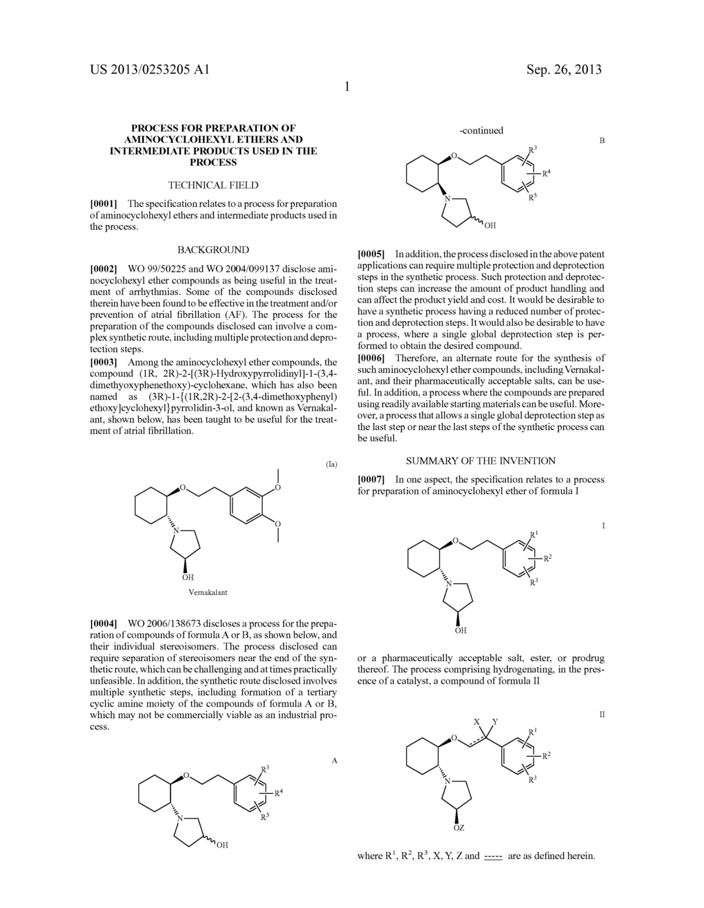 PROCESS FOR PREPARATION OF AMINOCYCLOHEXYL ETHERS AND INTERMEDIATE     PRODUCTS USED IN THE PROCESS - diagram, schematic, and image 02