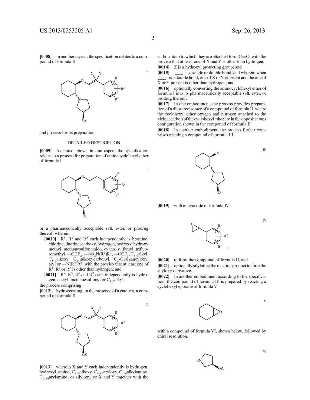 PROCESS FOR PREPARATION OF AMINOCYCLOHEXYL ETHERS AND INTERMEDIATE     PRODUCTS USED IN THE PROCESS - diagram, schematic, and image 03