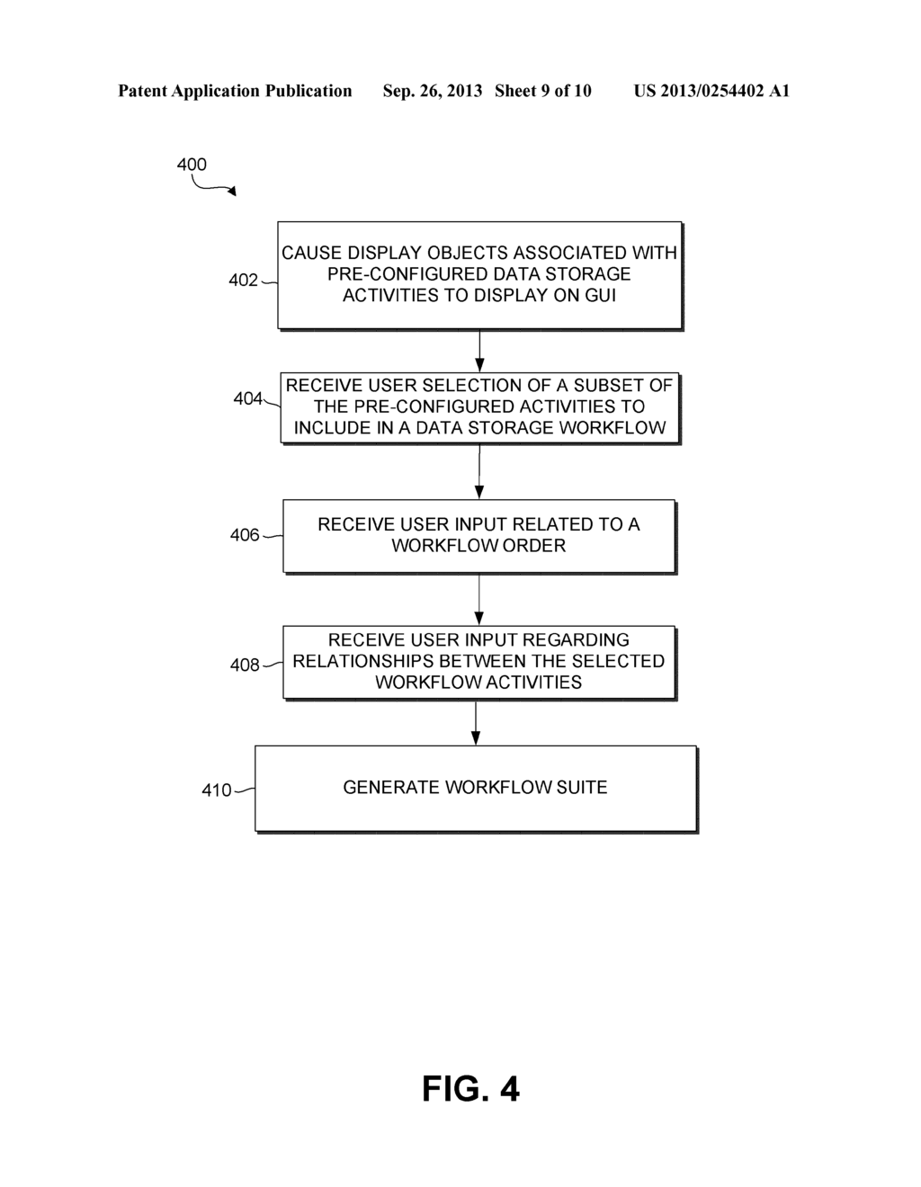 AUTOMATION OF DATA STORAGE ACTIVITIES - diagram, schematic, and image 10