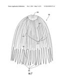 SYNTHETIC THATCH MEMBERS FOR USE AS ROOFING MATERIAL PRODUCTS AND METHODS     OF MAKING AND USING THE SAME diagram and image