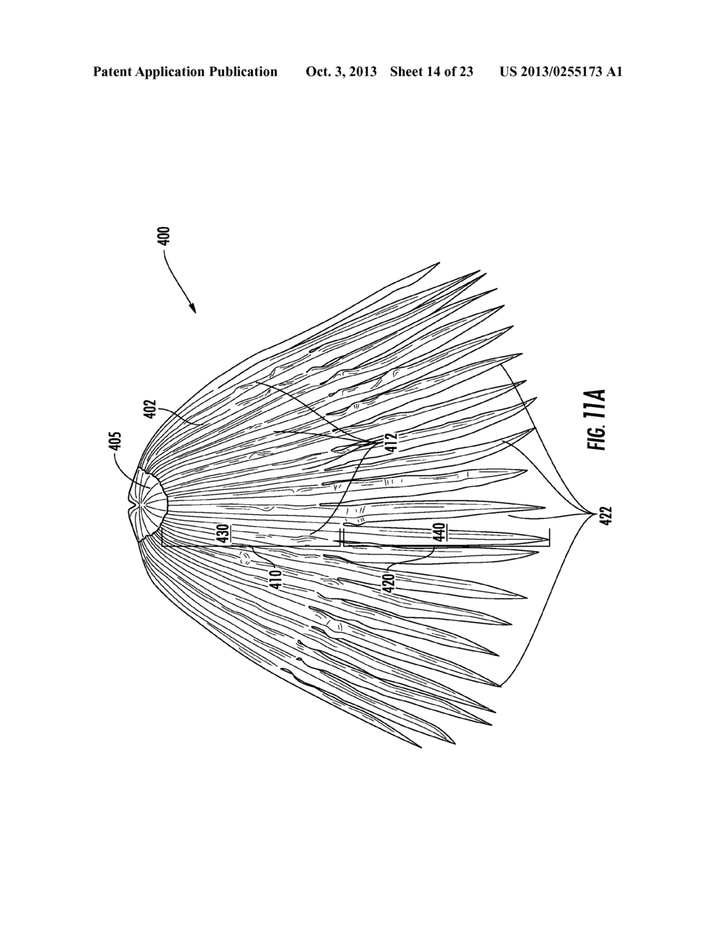 SYNTHETIC THATCH MEMBERS FOR USE AS ROOFING MATERIAL PRODUCTS AND METHODS     OF MAKING AND USING THE SAME - diagram, schematic, and image 15