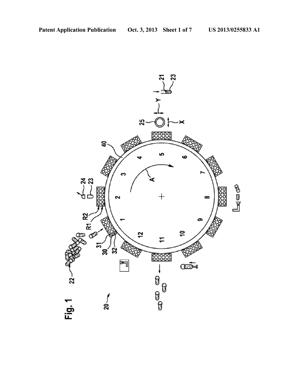 DEVICE FOR INTRODUCING FILLING MATERIAL INTO CAPSULES - diagram, schematic, and image 02