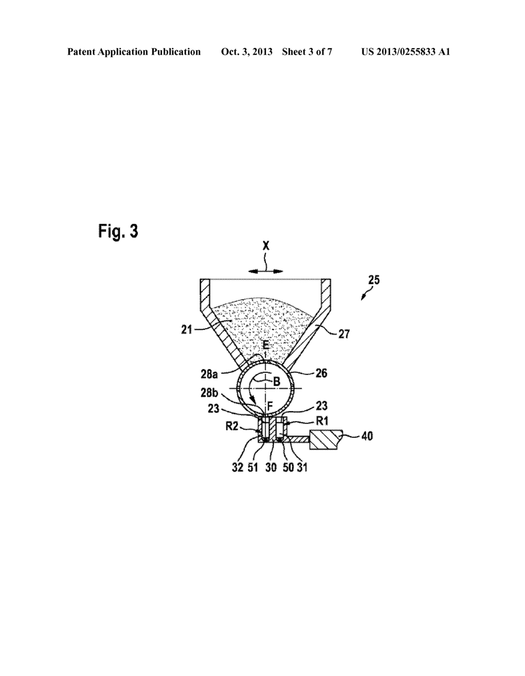 DEVICE FOR INTRODUCING FILLING MATERIAL INTO CAPSULES - diagram, schematic, and image 04